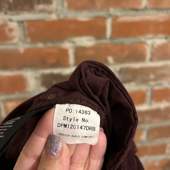 Dear John Joyrich Ankle Comfort Dark Berry Size 32 - Picture 10 of 10